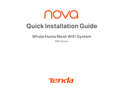 Tenda nova MW Series Quick Installation Manual
