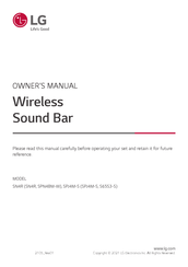 LG SN4R Owner's Manual