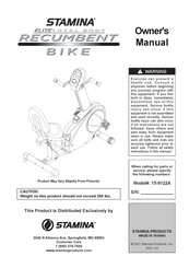Stamina Elite Total Body 15-9122A Owner's Manual