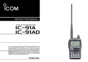 Icom IC-91AD Instruction Manual