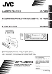 JVC KS-FX270 Instructions Manual