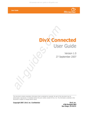 D-Link DivX Connected DSM 330 User Manual