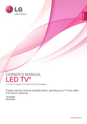 LG 22LN4305 Owner's Manual