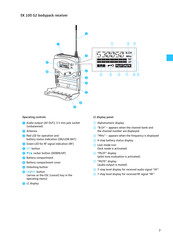 Sennheiser SK 100 G2 Operating Instructions Manual
