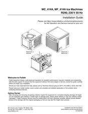 Follett MCE414A-S Installation Manual