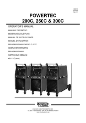 Lincoln Electric POWERTEC 200C Operator's Manual