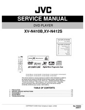 JVC XVN412S - Progressive-Scan DVD Player Service Manual