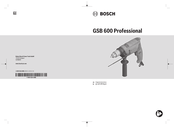 Bosch Professional GSB 600 Instructions Manual