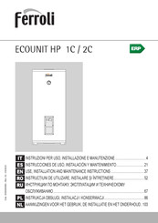 Ferroli ECOUNIT HP 2C Manuals ManualsLib