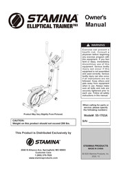 Stamina 55-1703A Owner's Manual