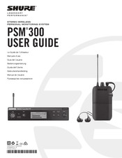 Shure PSM 300 P3RA User Manual