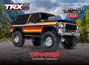 Traxxas TRX4 BRONCO RANGER XLT Owner's Manual