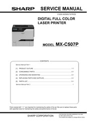 Sharp MX-C507P Service Manual