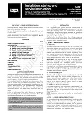 Bryant 558F150 Installation, Start-Up And Service Instructions Manual