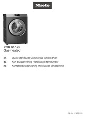Miele PDR 910 G Quick Start Manual