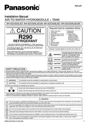 Panasonic WH-ADC0509L3E5AN Installation Manual