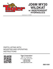 Tiger JD6M MY20 Mounting And Operating Instructions