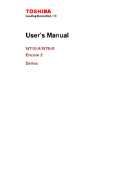 Toshiba WT8-B Series User Manual