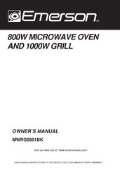 Emerson MWRG0901BK Owner's Manual