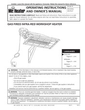 Mr. Heater MH25NG Operating Instructions And Owner's Manual