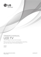 LG 32LN565Y-TA Owner's Manual