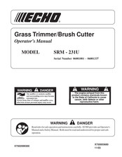 Echo SRM-231U Operator's Manual