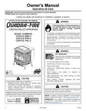 Quadra-Fire CASTILE-MBK-C Owner's Manual