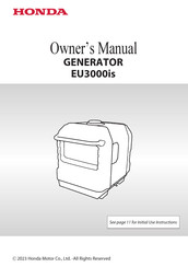 Honda EU3000IS1AG Owner's Manual