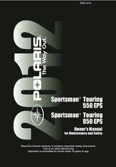 Polaris Sportsman Touring 850 EPS 2012 Owner's Manual