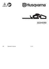 Husqvarna 322iHD60 Operator's Manual