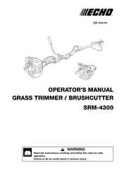Echo SRM-4300 Operator's Manual