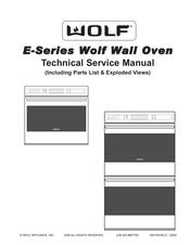 Wolf E Series Technical & Service Manual