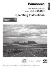 Panasonic CQ-C1505N Operating Instructions Manual