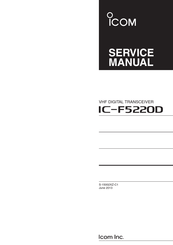 Icom IC-F5220D Service Manual