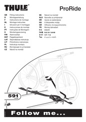 Thule ProRide 591 Fitting Instructions Manual