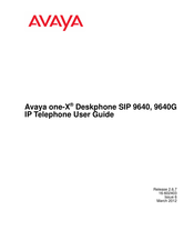 Avaya one-X 9640 User Manual