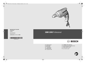 Bosch Professional GBM 1000 Original Instructions Manual