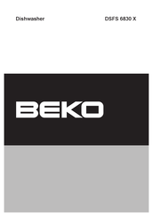 Beko DSFS 6830 X Manual