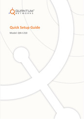 Quantum QN-I-210 Quick Setup Manual