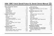 Cadillac GMC Yukon Denali 2005 Owner's Manual