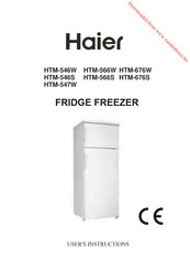 Haier HTM-546S User Instructions