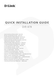 D-Link DIR- 878 Quick Installation Manual