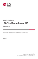 LG CineBeam HU85LS.AEU Owner's Manual