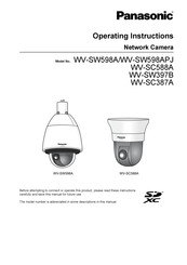 Panasonic WV-SW598A Operating Instructions Manual