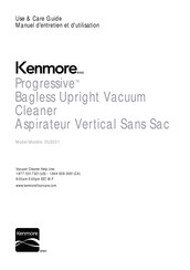Kenmore Progressive DU2001 Use & Care Manual