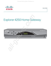 Cisco Scientific Atlanta Explorer 4250 User Manual