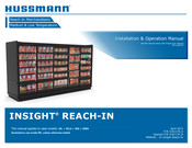 Hussmann INSIGHT REACH-IN Installation & Operation Manual