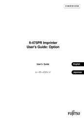 Fujitsu fi-475PR User Manual