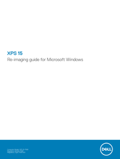 Dell XPS 15-7590 Re-Imaging Manual