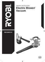 Ryobi RBV2400CSV Original Instructions Manual